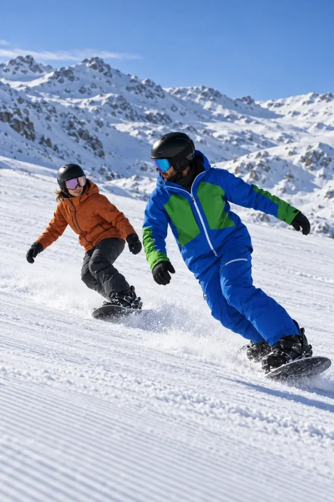 Clase particular · snowboard para adultos y niños