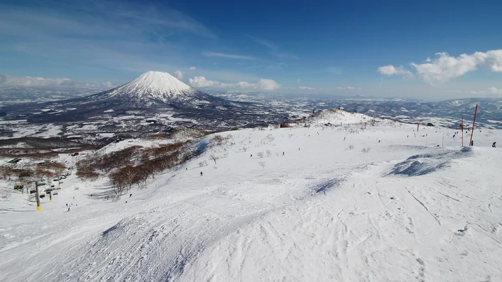 Monte Yōtei desde las pistas de Grand Hirafu, Niseko