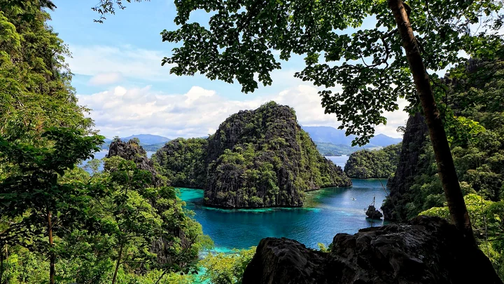 Vista desde el mirador de Kayangan, Coron