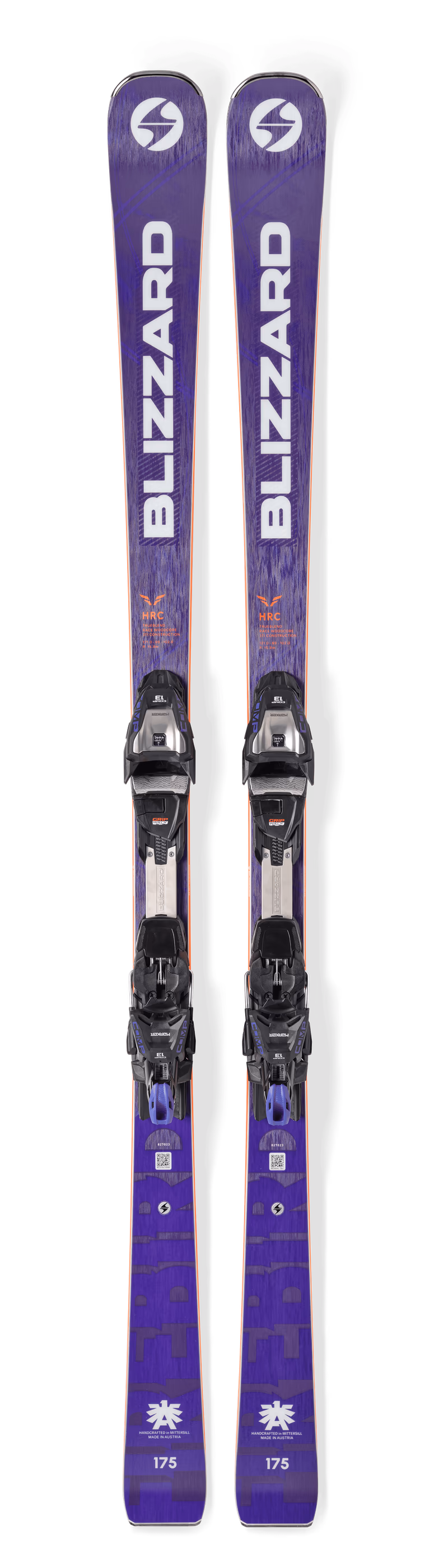 Esquís originales Blizzard Firebird HRC con fijaciones Comp13 Demo, en violeta